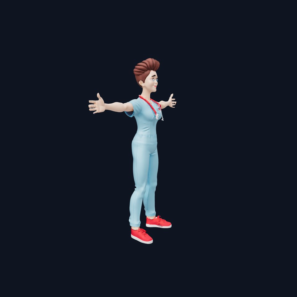 Animated Medical Professional model pack